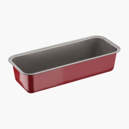 Tavă formă de copt Delibake, 30cm, înveliș antiaderent, roșu/argintiu