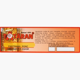Pastramă de porc Mangaliță 250g