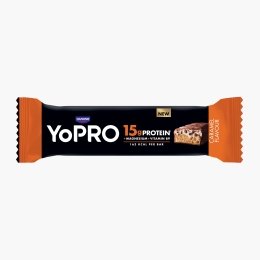 Baton proteic cu caramel 45g