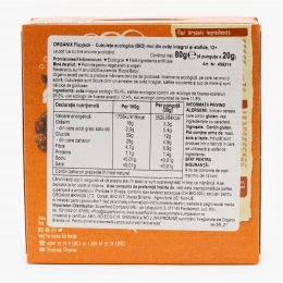 Cubulețe ecologice moi din ovăz integral și stafide, 12+ luni, 80g