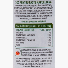 Sos pentru paste Napoletana, 310g