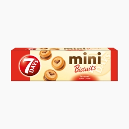 Mini biscuiți cu umplutură de cacao 100g