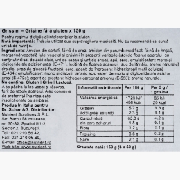 Grisine fără gluten 150g