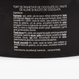 Tort de înghețată cu ciocolată și alune 800g