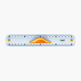 Set geometrie - riglă dublă 20cm, echer și raportor 180º