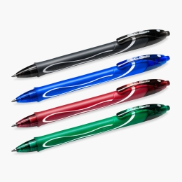 Set 4 pixuri cu gel Roller Gelocity Quick Dry (albastru, negru, roșu, verde)