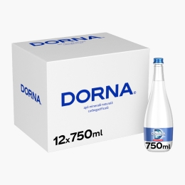 Apă minerală naturală carbogazificată, sticlă 12x750ml