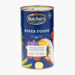 Hrană umedă pentru câini, 1.2kg, Super Foods pui și măruntaie