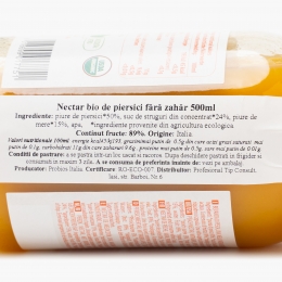 Nectar de piersici fără zahăr 0.5l