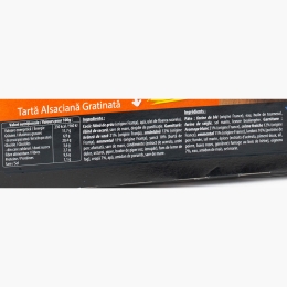 Tartă alsaciană gratinată 560g, 2 buc