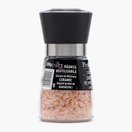 Râșniță sare roz de Himalaya grunjoasă iodată 200g