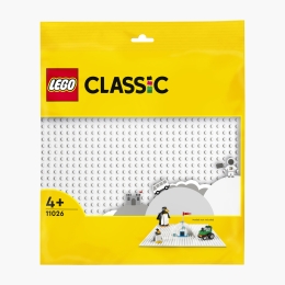 Placă de bază albă, 11026 Classic, 1 piesă, +4 ani