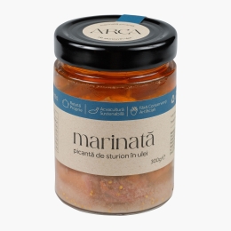 Marinată picantă de sturion în ulei 300g