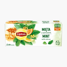 Ceai cu aromă de mentă și citrice, 20 plicuri 