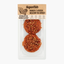 Burger de somon cu ardei 170g