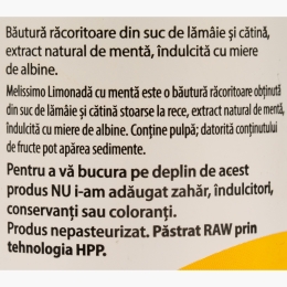 Limonadă cu mentă, cătină și miere, 0.4l