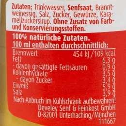 Muștar mediu Mittelscharfer 250ml