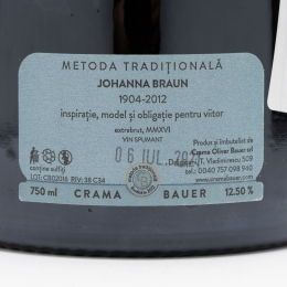 Vin spumant alb extra sec Johanna, 12.5%, 750ml