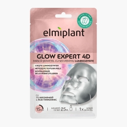 Mască șervețel impregnată cu ser Glow Expert 4D, 25ml