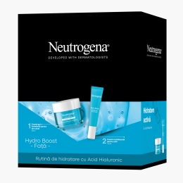 Set Cremă-gel hidratantă pentru ten uscat 50ml + Cremă revitalizantă pentru ochi 15ml Hydro Boost
