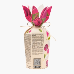 Praline din ciocolată amăruie cu cireșe 120g