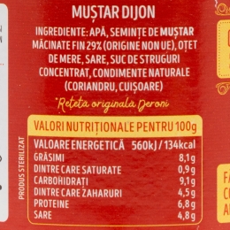 Muștar Dijon original, 200g