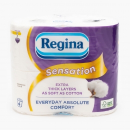 Hârtie igienică Sensation 4 role, 3 straturi