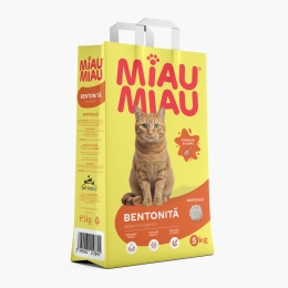 Așternut igienic pentru pisici, portocală, 5kg