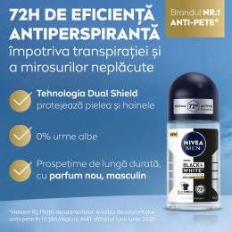 Deodorant antiperspirant roll-on Men Black & White Epic Night 50ml