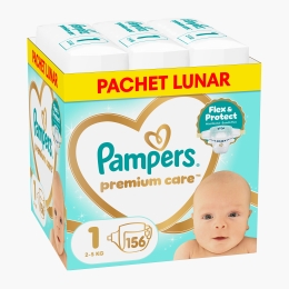 Scutece Premium Care XXL Box nou-născut, mărimea 1, 2-5kg, 156 buc