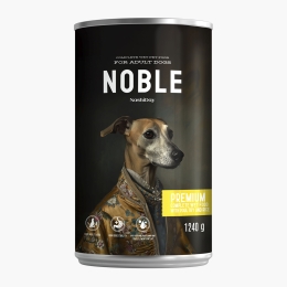 Hrană umedă NashiDay Noble pentru câini cu pui și orez, 1240g