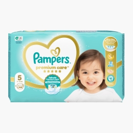 Scutece Premium Care Value Pack, mărimea 5, 11-16kg, 44 buc