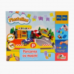Set de plastilină Curse cu mașini 36+ luni
