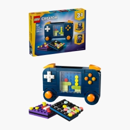 Consolă de jocuri video retro 3 în 1, 31380 Creator, 268 piese, +8 ani