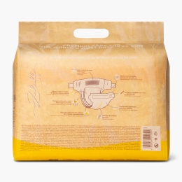 Scutece cu arici din bambus mărimea 4, 10-15kg, 28 buc