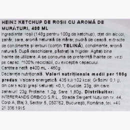  Ketchup cu murături 400ml