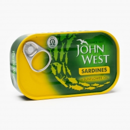 Sardine în ulei de floarea-soarelui 120g