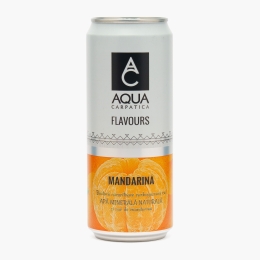 Apă minerală cu aromă de mandarină, doză 330ml