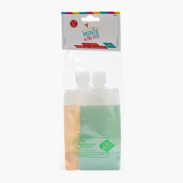 Set flacoane pliabile pentru lichide, 2 buc