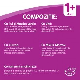 Hrană umedă pentru pisici adulte, 12x100g, selecții clasice în sos de carne
