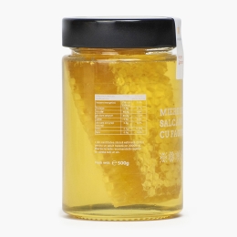 Miere de salcâm cu fagure 500g