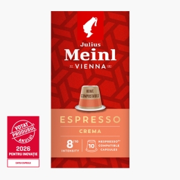 Espresso Crema 10 băuturi 56g, capsule cafea 