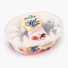 Înghețată aromă iaurt cu zmeură și fulgi de ciocolată 455g