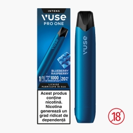 Țigară electronică Pro One 1000 Blueberry Raspberry, 20mg/ml