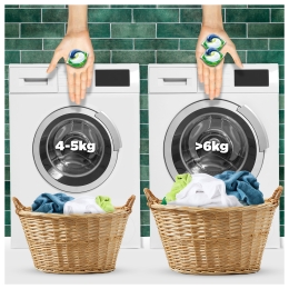 Detergent de rufe capsule All in One Pods Mountain Spring, 108 spălări