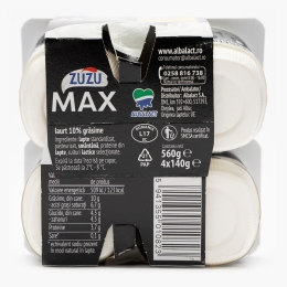 Iaurt natur 10% grăsime 4x140g