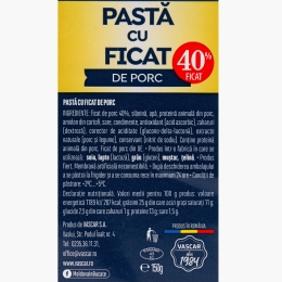 Pastă tartinabilă cu ficat de porc 150g