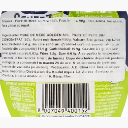 Piure de mere și pere 90g