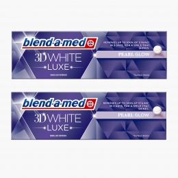 Pastă de dinți 3D white luxe pearl glow 2x75ml