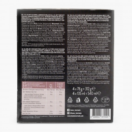 Cornet negru cu înghețată cu aromă de ciocolată 4x78g